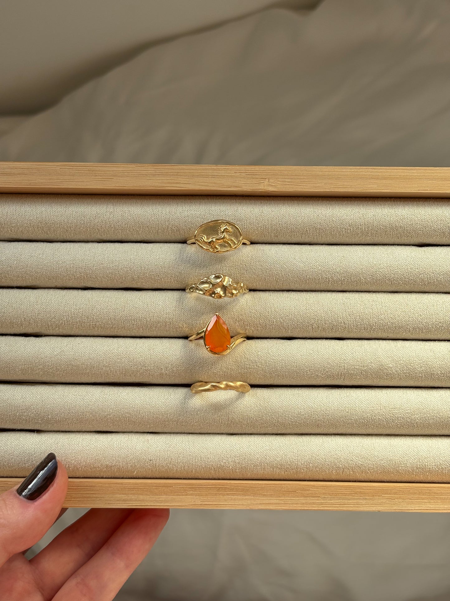 Nehara Ring - carnelian