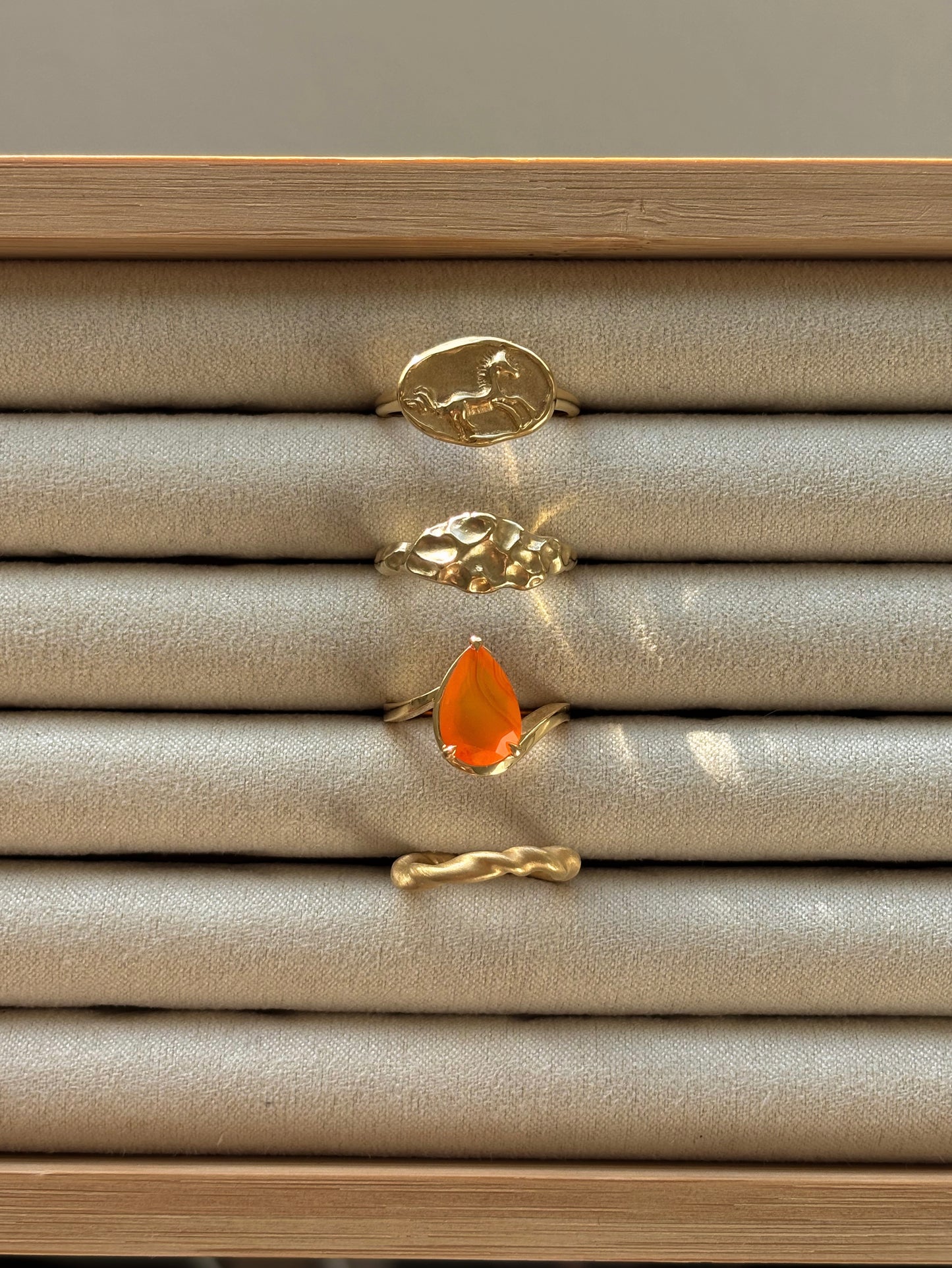 Nehara Ring - carnelian