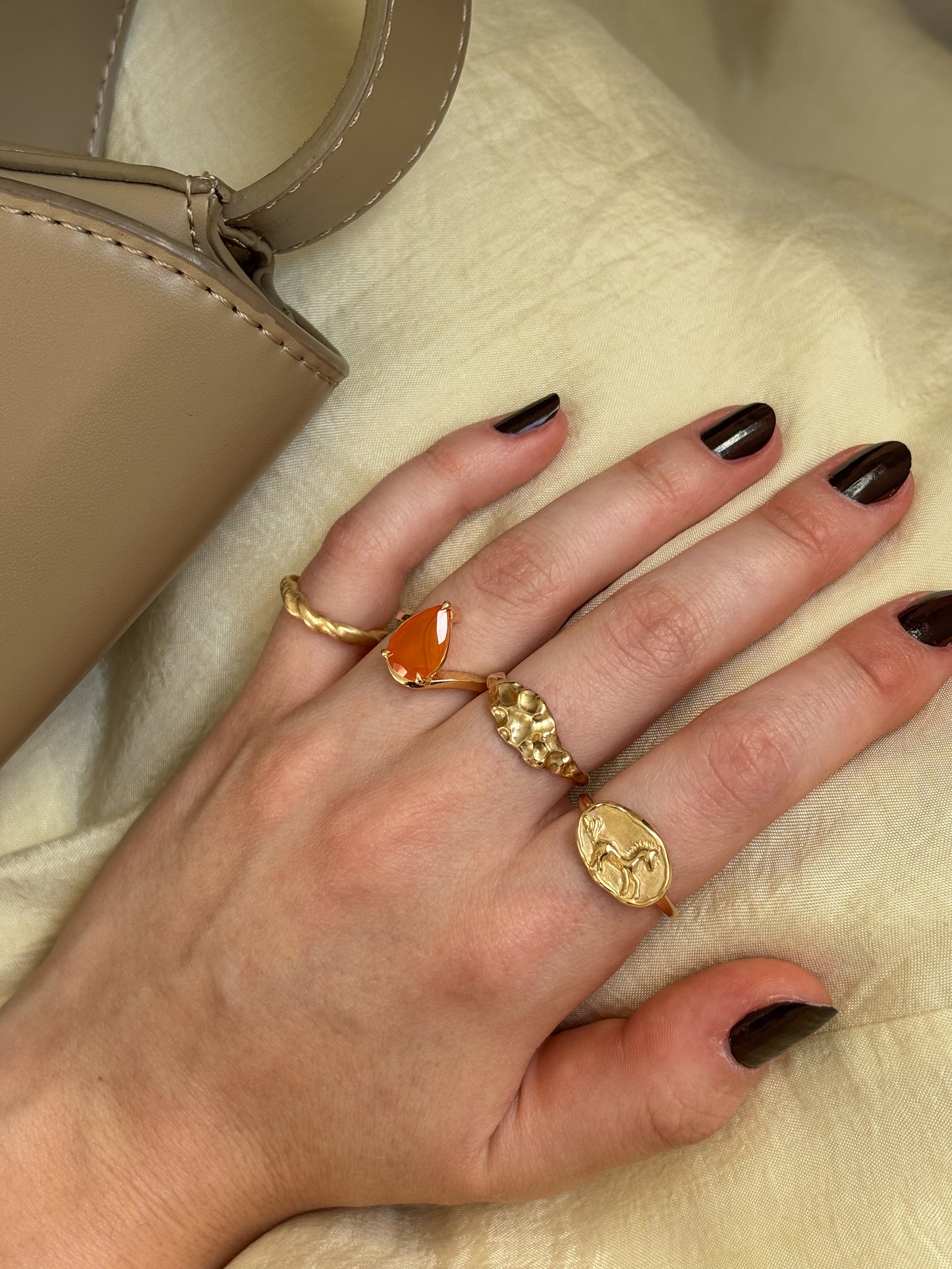 Nehara Ring - carnelian
