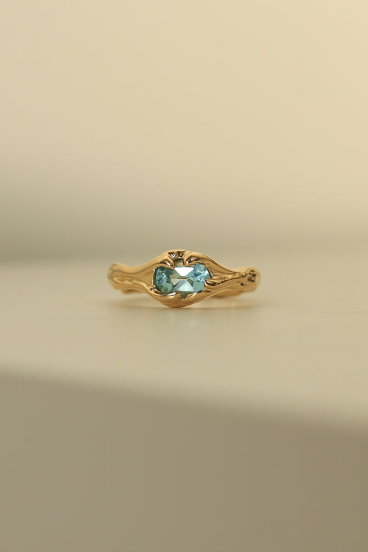 טבעת עדן בשיבוץ אבן חן