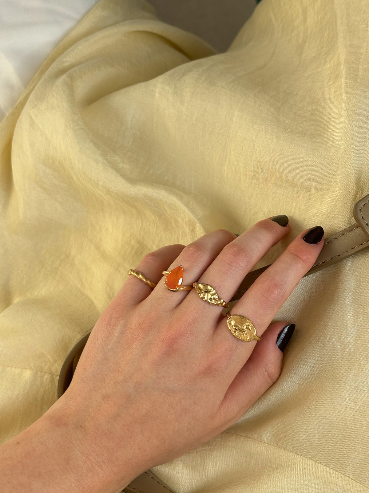 Nehara Ring - carnelian