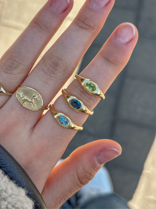 טבעת חותם זהב